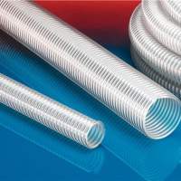 Suction delivery hose AIRDUC® PUR-INOX 356 FOOD-AS ID 150mm OD 163mm L.10m