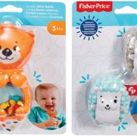 Fisher-Price Animal Rattle Assortment, Pack of 6
