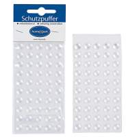 Protective buffer for glass plates transparent, 10x50=500 pieces on card
