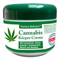 Natura Balance Cannabis Body Cream 125ml can