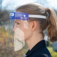 Visor / face visor with elastic band