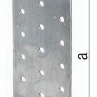 Lochplatte EN 14545:2009-2 240x80mm Stahl roh sendzimirverzinkt GAH, 1 Stück