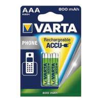 Varta Battery Phone Accu 58398101402 AAA Micro T398 800mAh 2 pieces/pack.