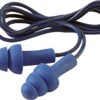 Earplugs Ear Tracers blue 3M with vinyl tape, 50 pieces