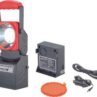 Work/emergency light AccuLux SL5 LED Se red, luminous W.150m