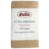 JULIA organic waste bags 10 liters, set of 10 x 20 packs = 200 pieces