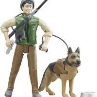 Bruder bworld Förster mit Hund und Ausrüstung