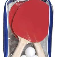 New Sports table tennis set 2 rackets, 3 balls in bag