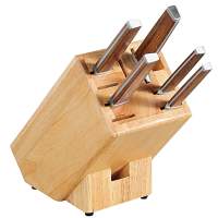 KESPER knife block rubberwood