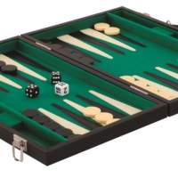 Natural Games Backgammon imitation leather 47x37 cm
