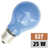 Bulb PHILOS A60 special bulb E27, 230V, 25W, shockproof, blue
