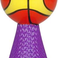 Toy Fun Pop-up Bouncy Balls 8.5 cm, 2 pieces