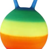Outdoor active jumping ball rainbow, 45cm, from 2 years