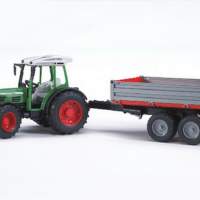 Fendt 209S with side wall trailer