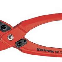 Revolver punch pliers L.225mm working range 2/2.5/3/3.5/4/5mm powder-coated. KNIPEX