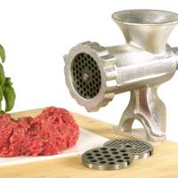 KARL KRÜGER meat mincer Sirius size 8 incl. 3 perforated discs/biscuit attachment