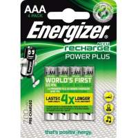 Energizer battery Recharge PowerPlus E300626600 AAA/HR3 4 pieces/pack.