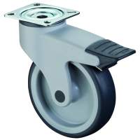 Plastic roller, Ø 100 mm, width: 32 mm, 100 kg