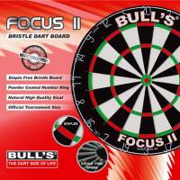 Bull's Focus Bristle Dartboard Pack of 1