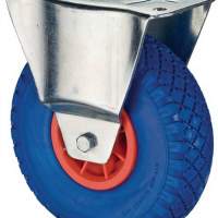 Fixed castor D. 260 mm Carrying capacity 160 kg puncture-proof, plastic plate 230x125mm