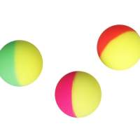 Outdoor active neon bouncy balls, 5 pieces in a net, 45 mm