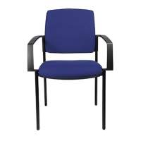 TOPSTAR visitor chair B to B 10 BB100A G26 with armrests blue