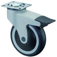 Plastic roller, Ø 125 mm, width: 32 mm, 100 kg