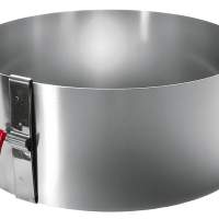 LARES cake ring stainless steel with clamping lever