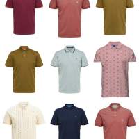 Selected Jack & Jones men's polo shirts mix