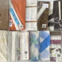 Home textiles wholesale: Roman blinds, roller curtains fabric, for resellers, various colors, sizes, A-stock remaining stock