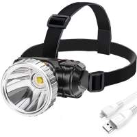 Waterproof LED Headlamp rechargeable - Black - Various models available
