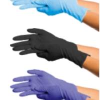 Nitrile examination gloves